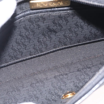Saint Laurent Vintage Clutch Canvas, Gray, Canvas, Clutch