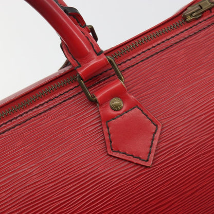 Louis Vuitton Speedy Epi, Red, Leather, Handbag