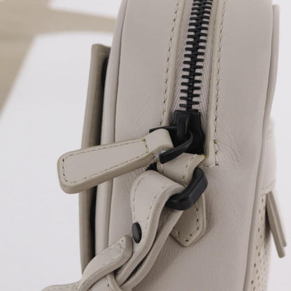 Bottega Veneta Shoulder Leather, White, Leather, Shoulder Bag