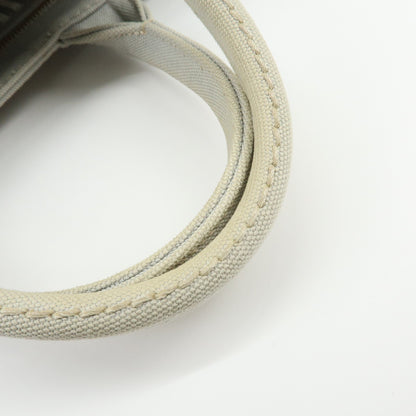 Prada Canapa Convertible Canvas, Gray, Canvas, Tote Bag