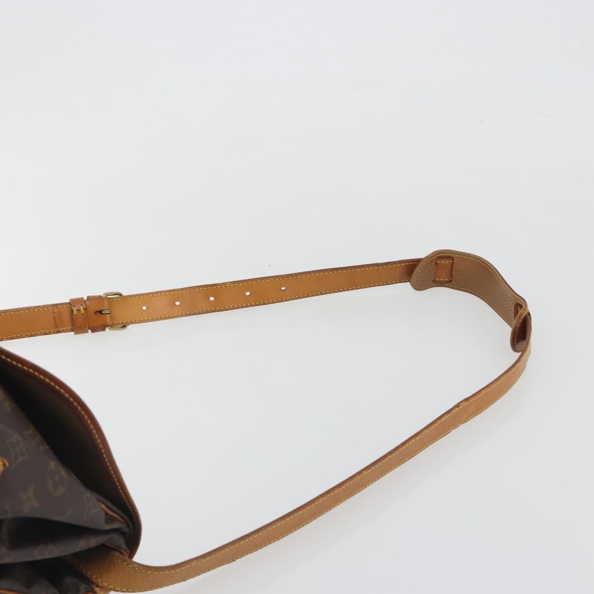 Louis Vuitton Saumur Monogram, Brown, Canvas, Shoulder Bag