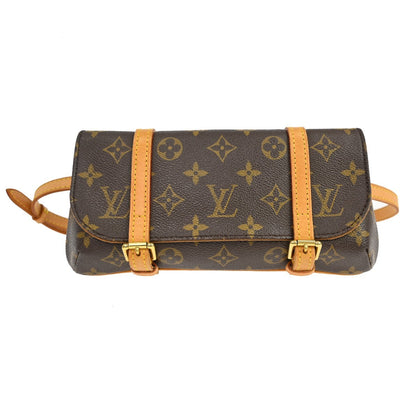 Louis Vuitton Marelle Waist Monogram Canvas, Brown, Canvas, Clutch