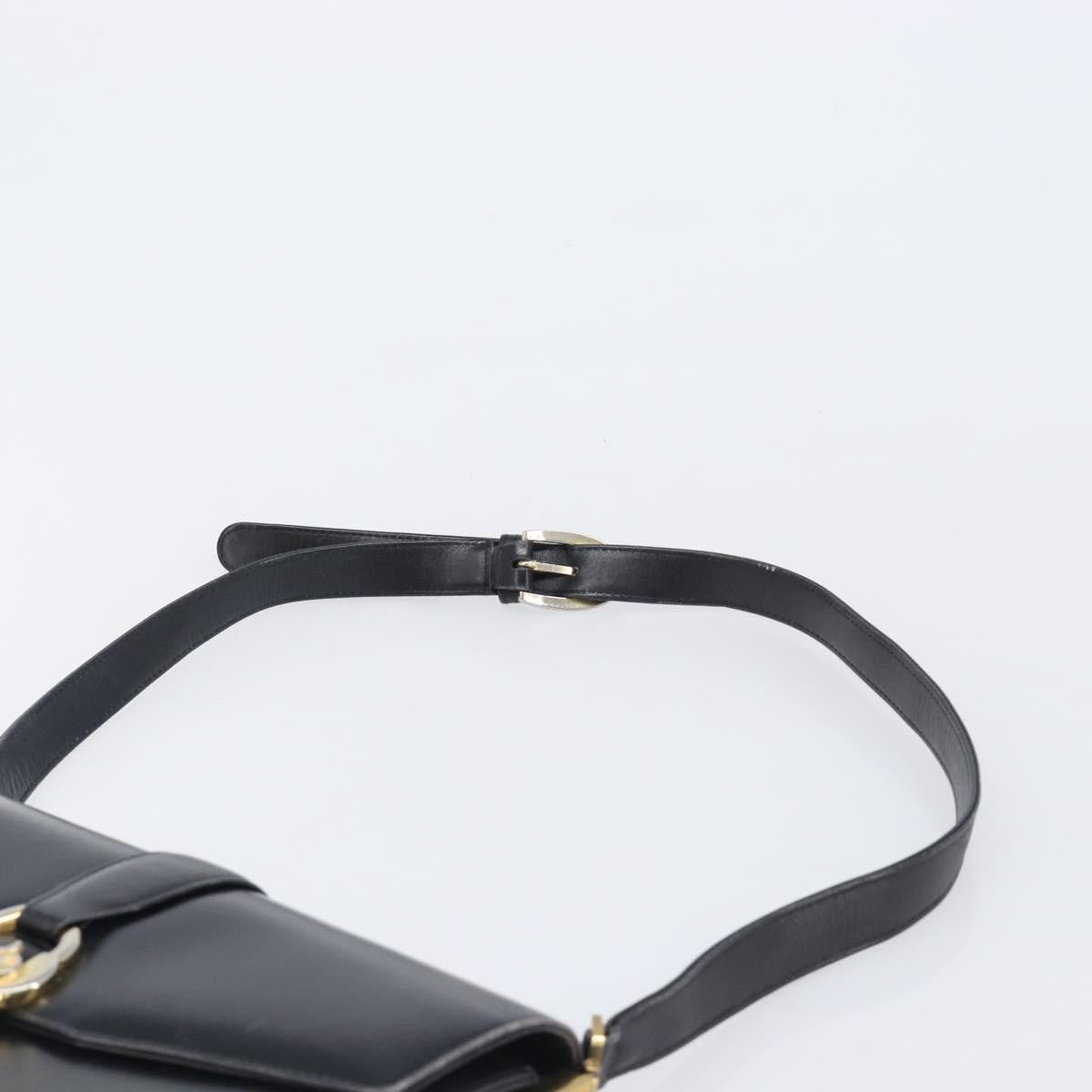 Celine Horse Carriage Leather, Black, Leather, Shoulder Bag