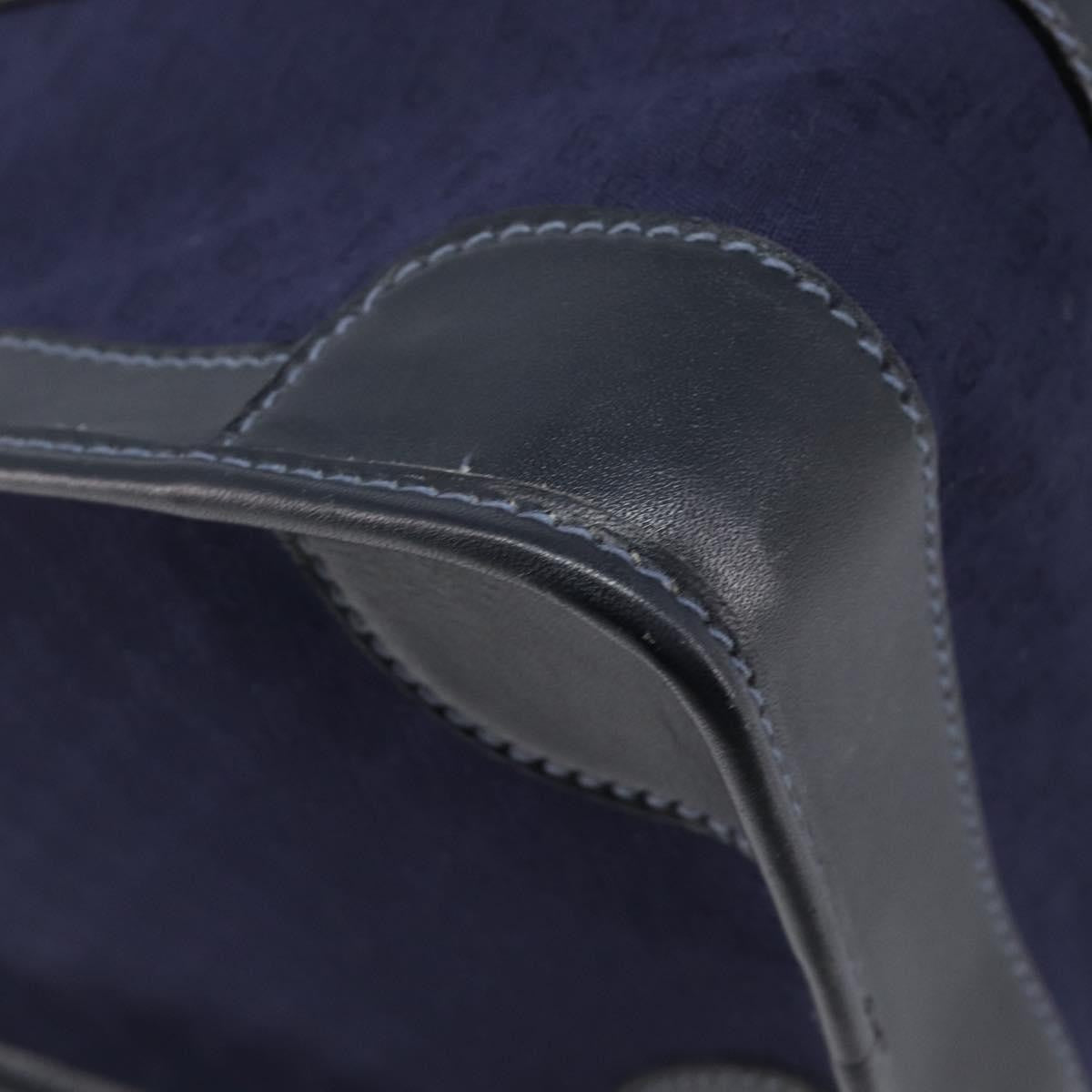 Gucci Vintage Web Boston GG Canvas, Navy, Canvas, Handbag