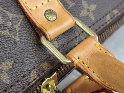 Louis Vuitton Keepall Bandouliere Bag Monogram Canvas, Brown, Canvas, Travel Bag
