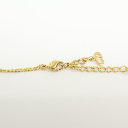 Christian Dior CD Pendant Metal, Gold, Metal, Necklace