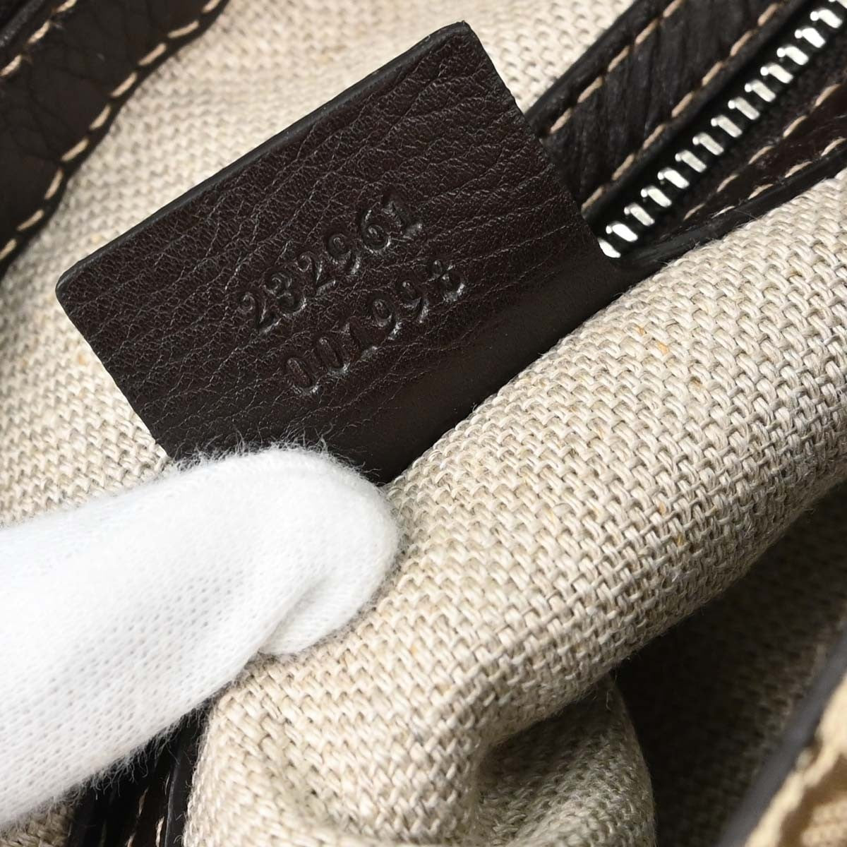 Gucci Horsebit Hobo GG Canvas, Beige, Canvas, Shoulder Bag