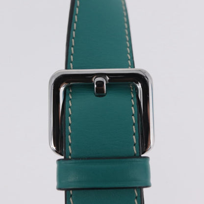 Loewe Gate Belt Leather, Green, Leather, Handbag