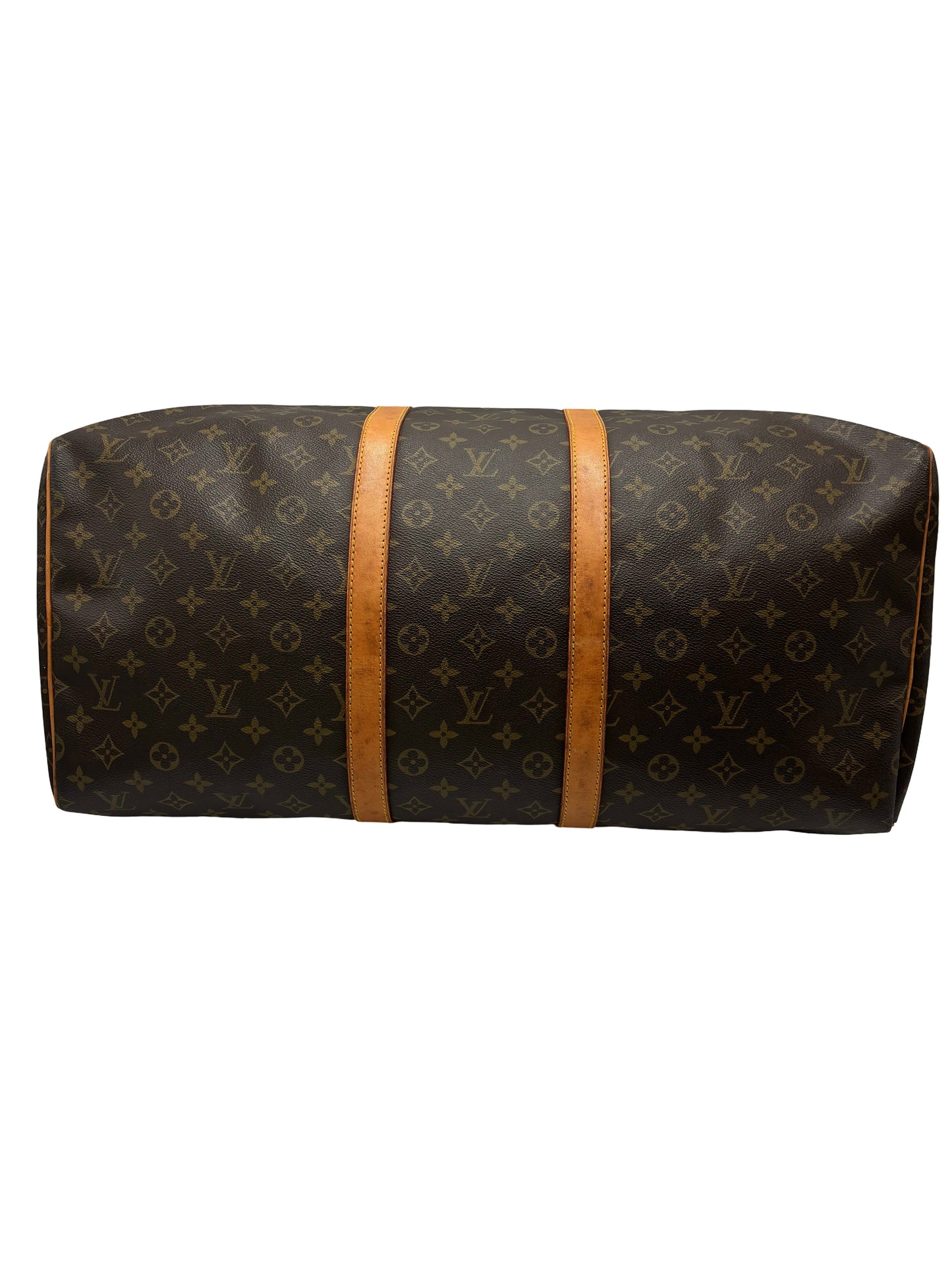 Louis Vuitton Keepall Canvas, Brown, Canvas, Travel Bag