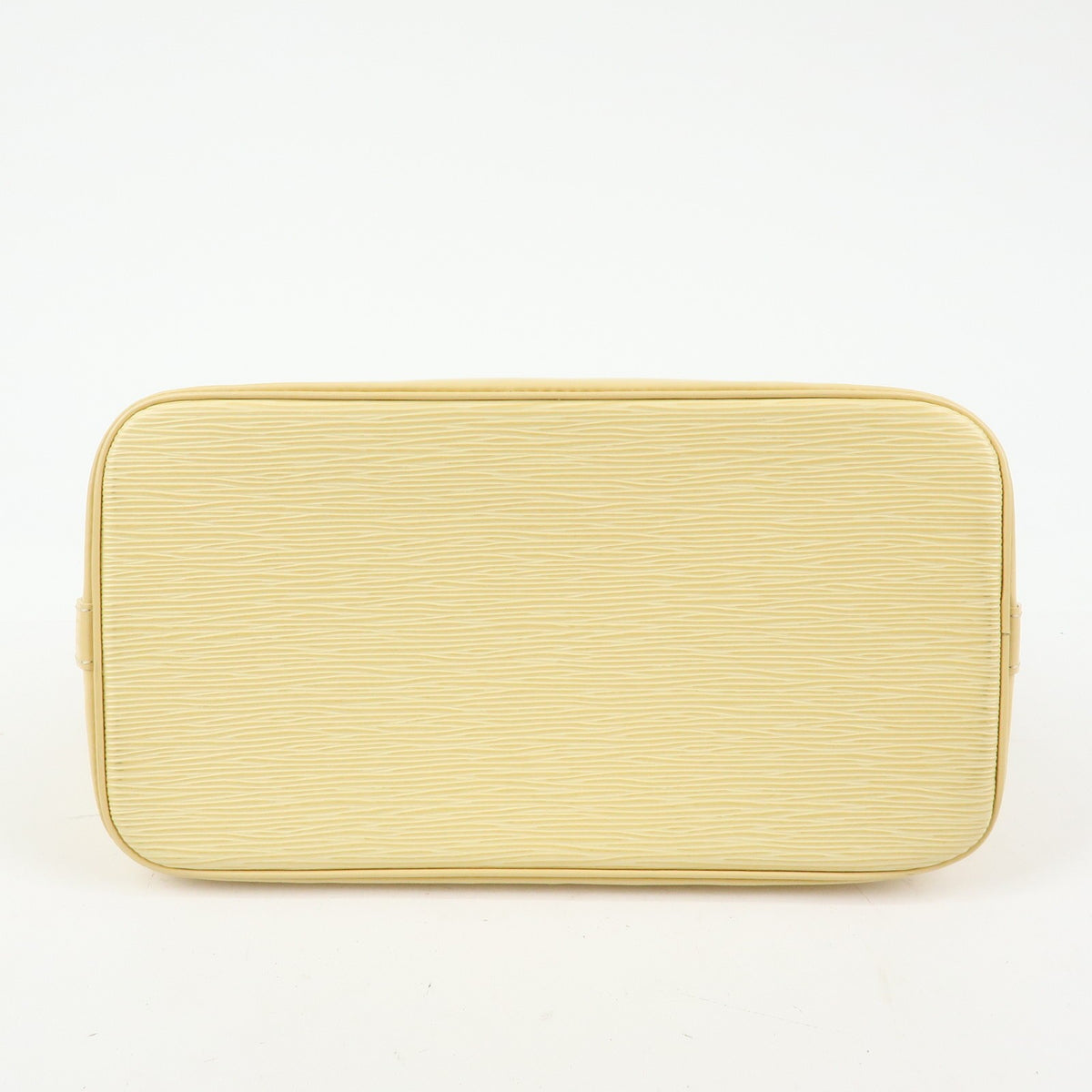Louis Vuitton Alma Epi Leather, Yellow, Leather, Handbag