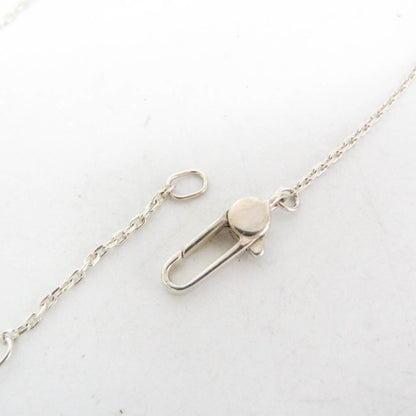 Gucci Logo Plate Sterling Silver, Silver, Sterling Silver, Necklace