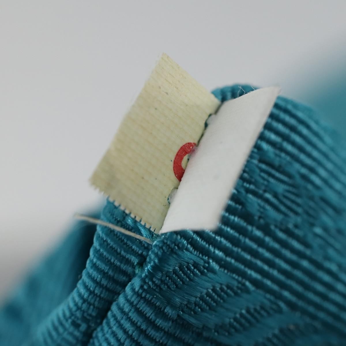 Prada Zip Hobo Chevron Tessuto, Blue, Nylon, Shoulder Bag
