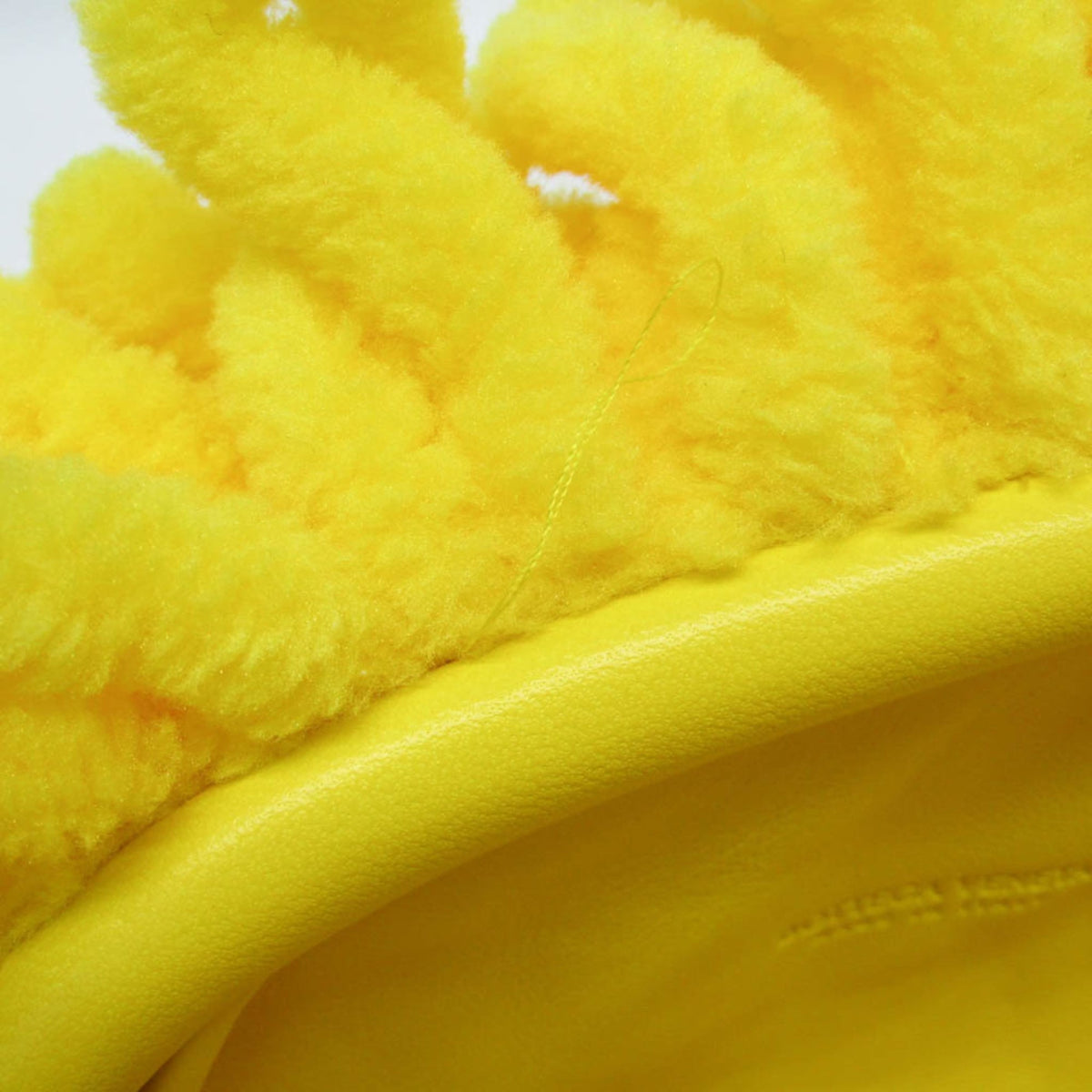 Bottega Veneta The Wave Twisted Chenille, Yellow, Textile, Clutch