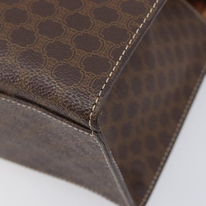 Celine Handbag Canvas, Brown, Canvas, Handbag