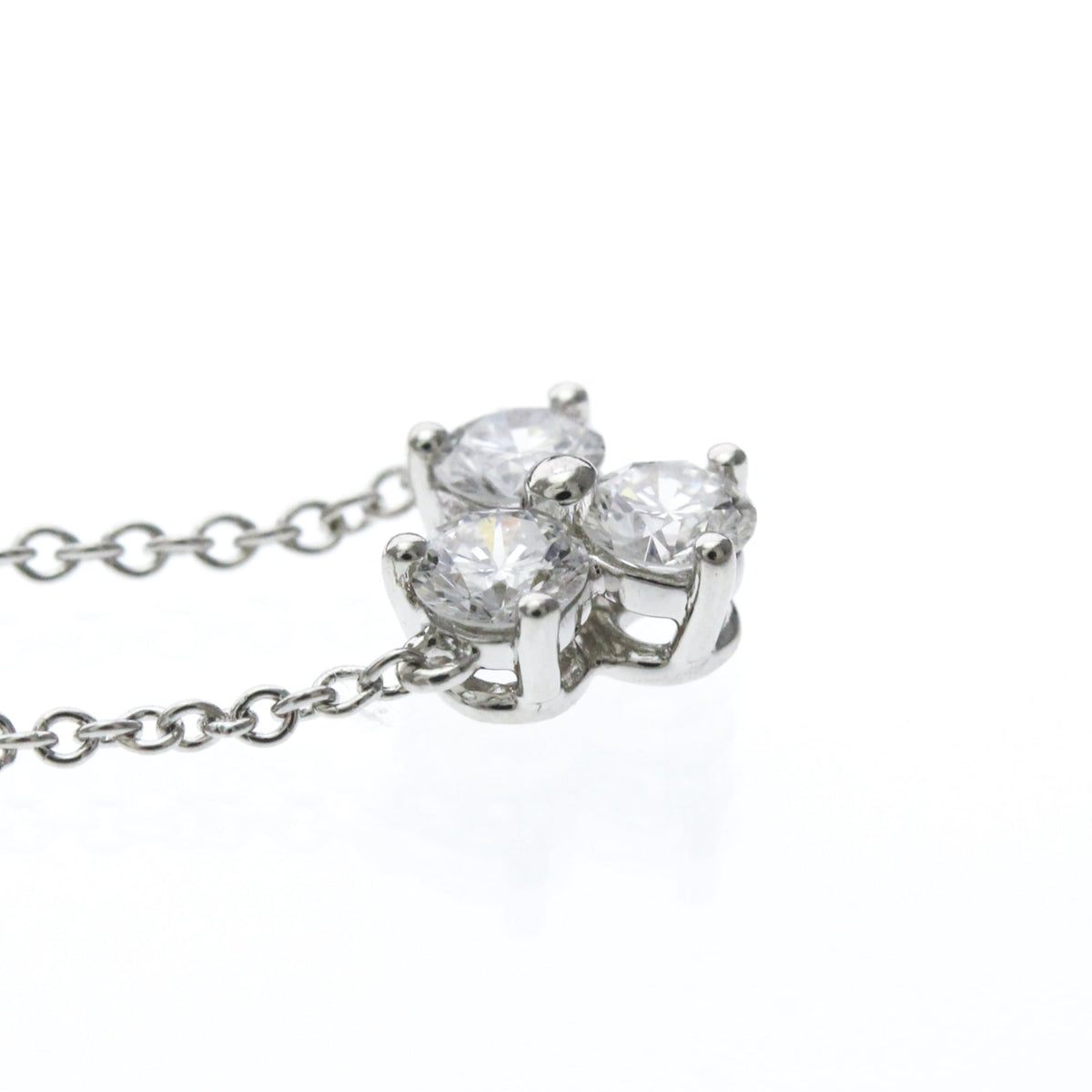 Tiffany & Co. Aria Pendant Platinum and Diamonds, Silver, Platinum, Necklace