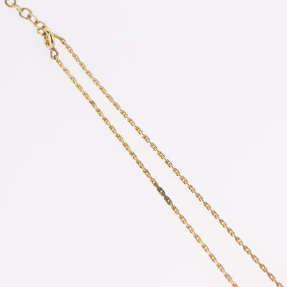 Christian Dior Logo Heart Pendant Metal, Gold, Metal, Necklace