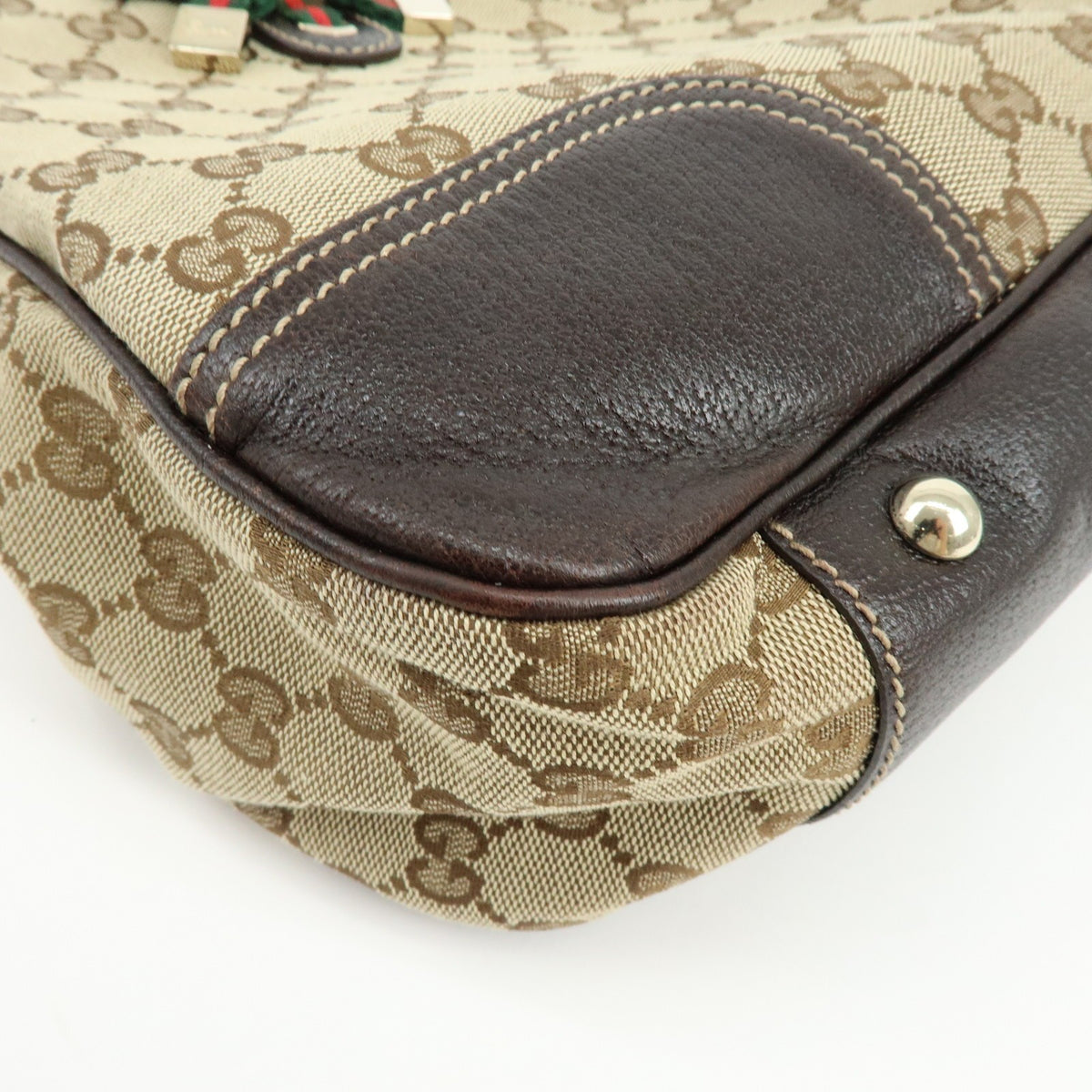 Gucci Princy GG Canvas, Beige, Canvas, Tote Bag