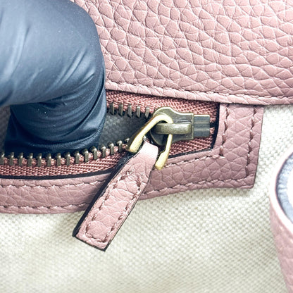Gucci GG Marmont Top Handle Leather, Pink, Leather, Handbag