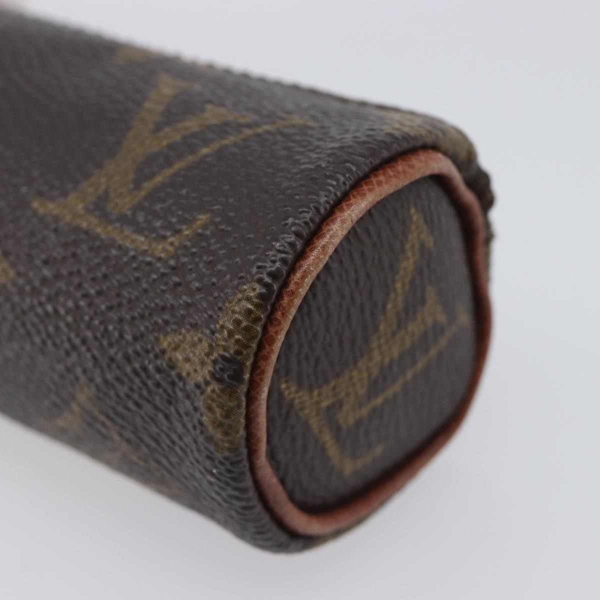Louis Vuitton golf ball case monogram, Brown, Canvas, Clutch