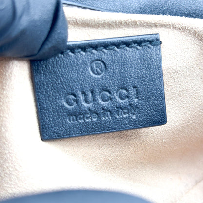 Gucci GG Marmont Flap Matelasse Leather, Black, Leather, Handbag