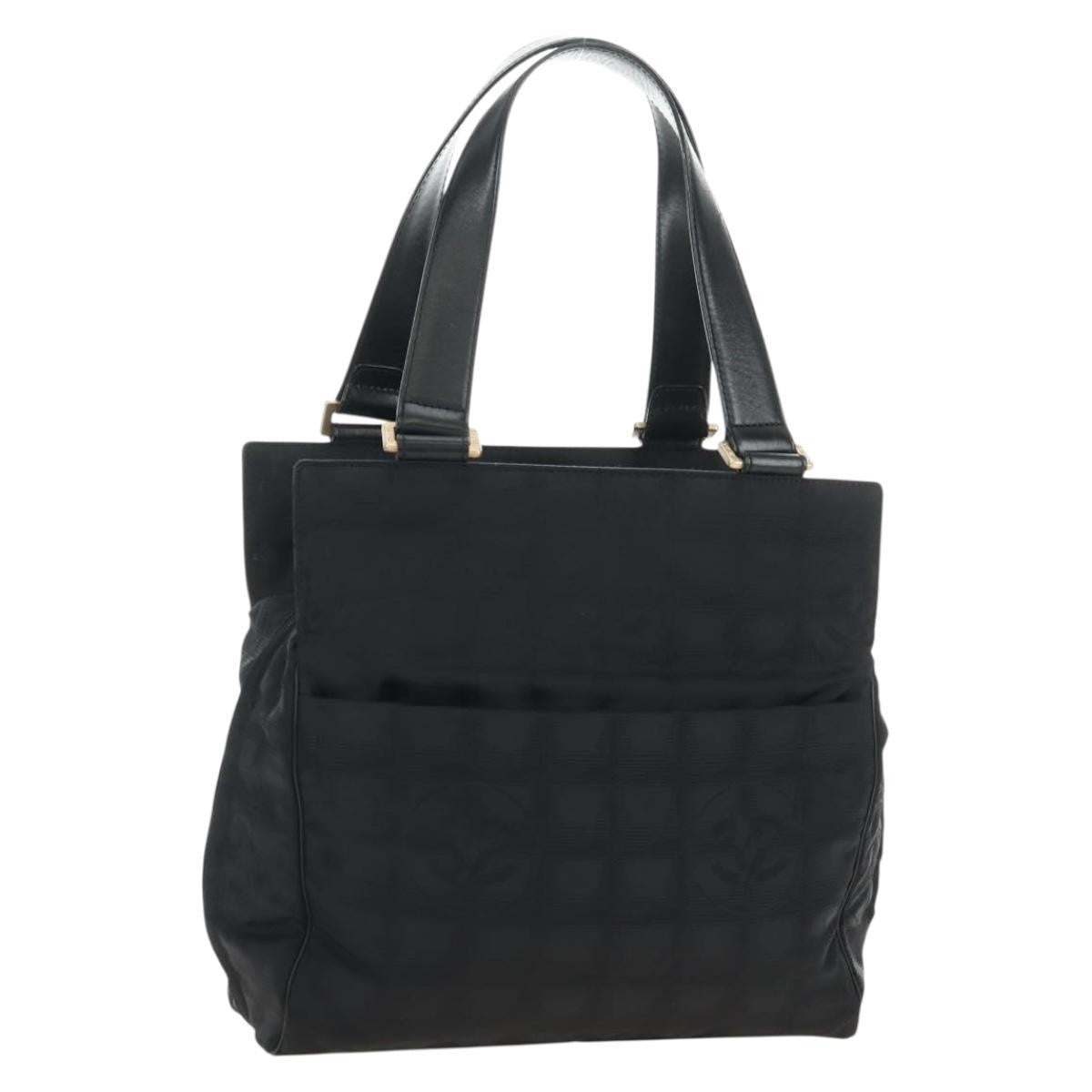 Chanel Travel Line Nylon, Black, Nylon, Tote Bag