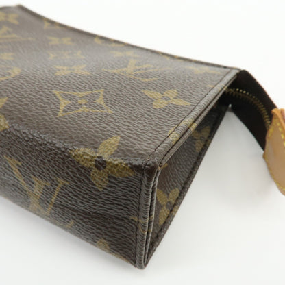 Louis Vuitton Toiletry Pouch Monogram Canvas, Brown, Canvas, Clutch