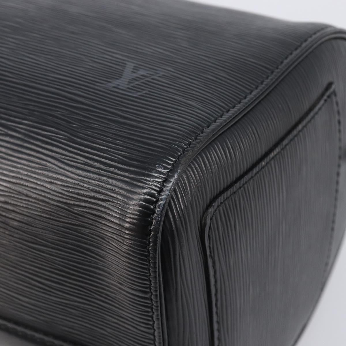 Louis Vuitton Speedy Epi Leather, Black, Leather, Handbag