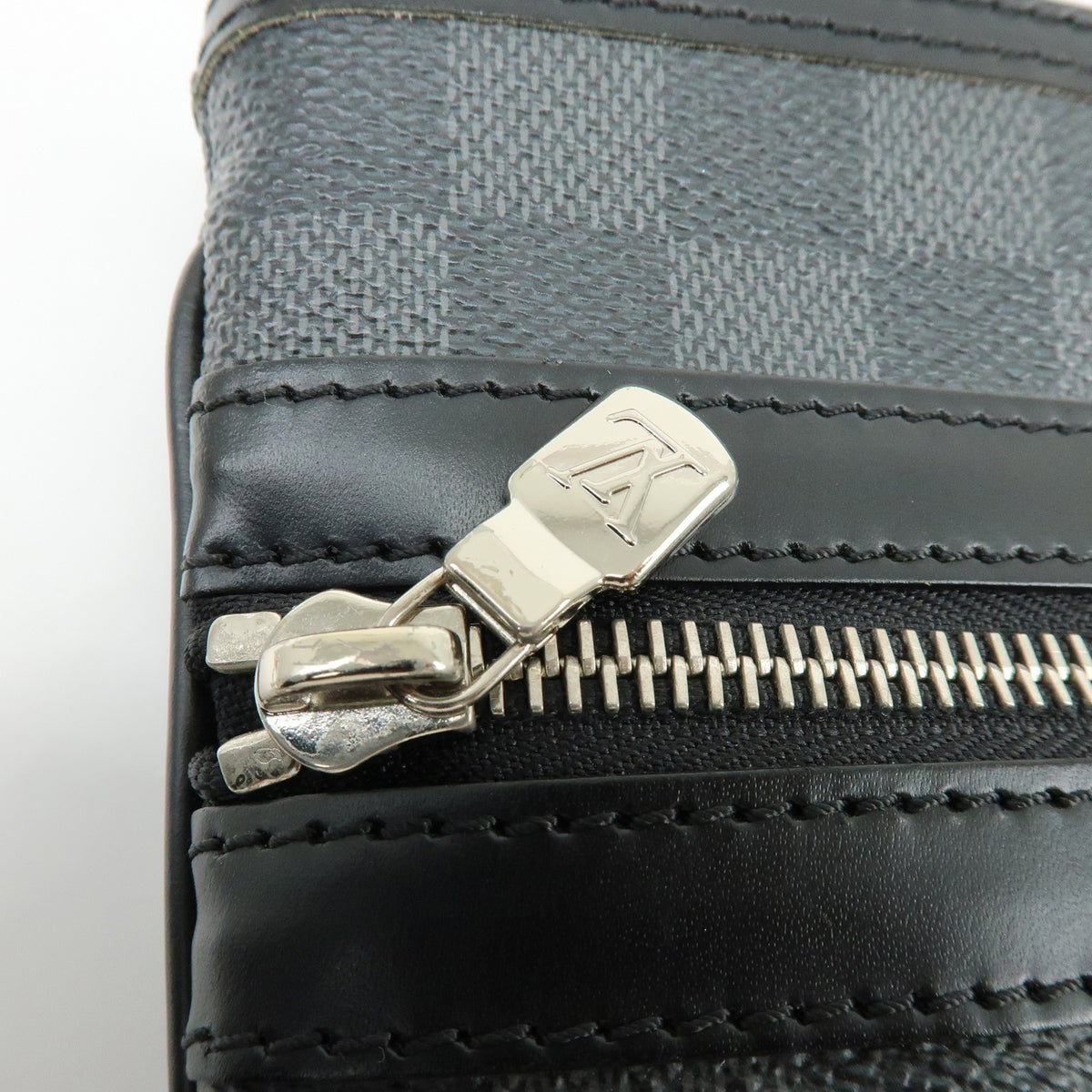 Louis Vuitton Thomas Damier Graphite, Black, Canvas, Handbag