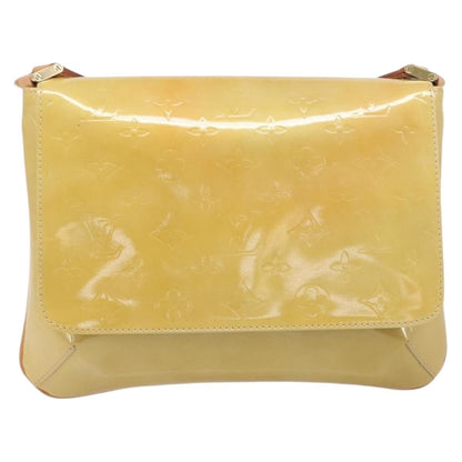 Louis Vuitton Thompson Street Monogram Vernis, Beige, Patent Leather, Shoulder Bag