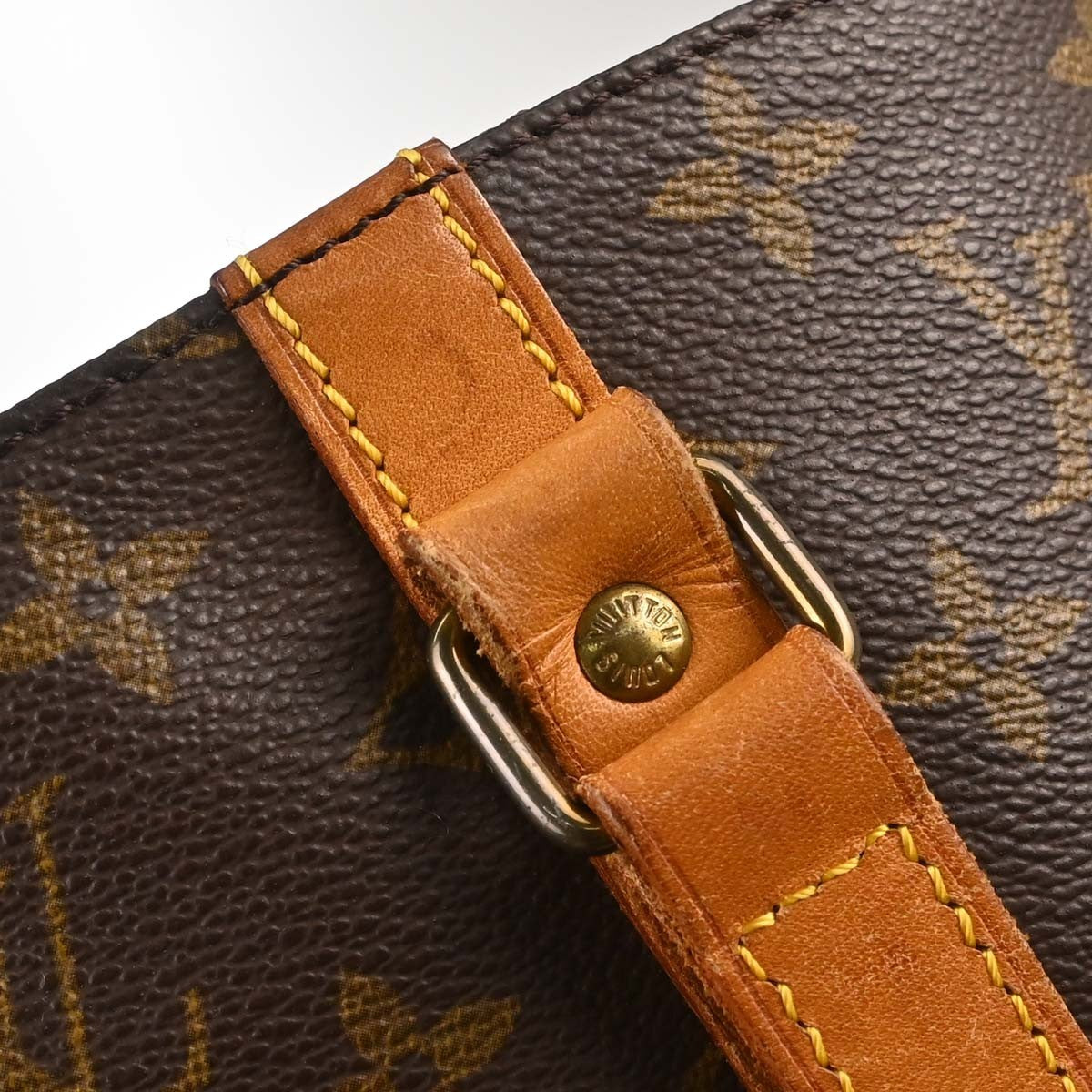 Louis Vuitton Shopping Sac Monogram Canvas, Brown, Canvas, Handbag