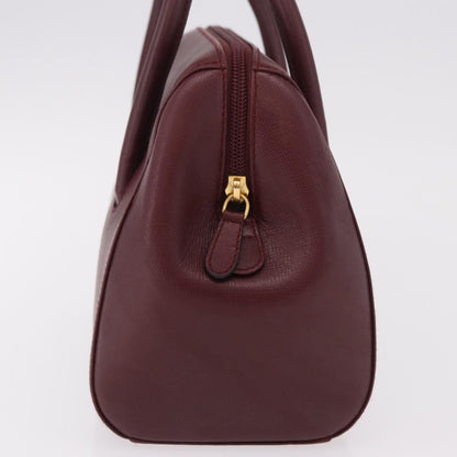 Cartier Must Line Leather, Burgundy, Leather, Handbag
