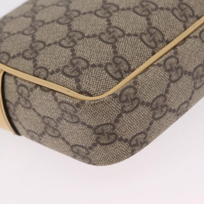 Gucci Front Zip GG Canvas, Beige, Canvas, Crossbody Bag
