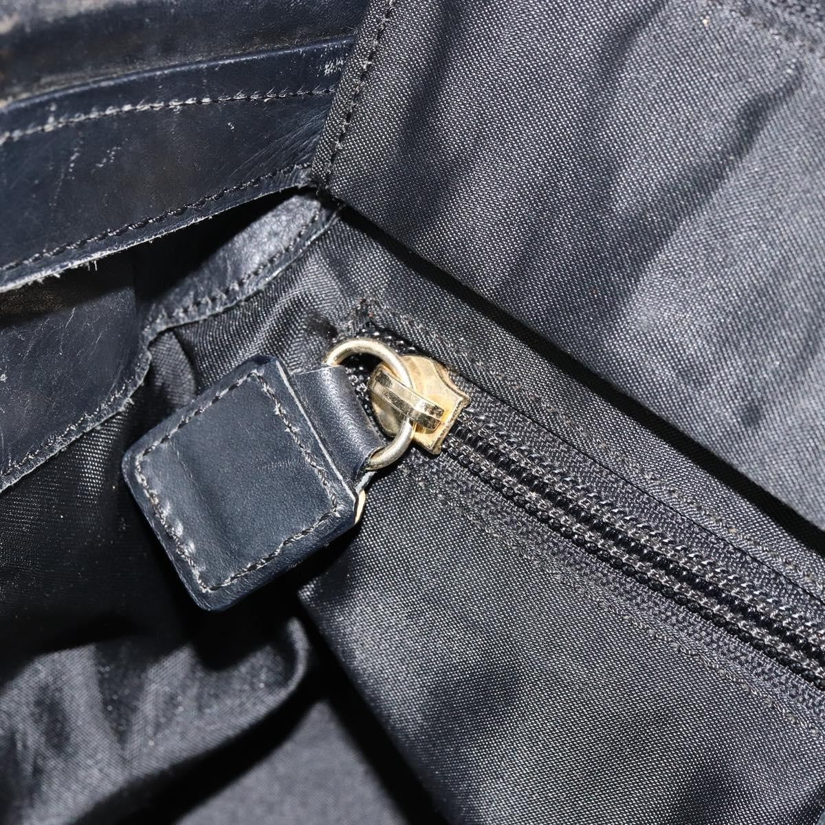 Celine Handbag Nylon, Black, Nylon, Handbag