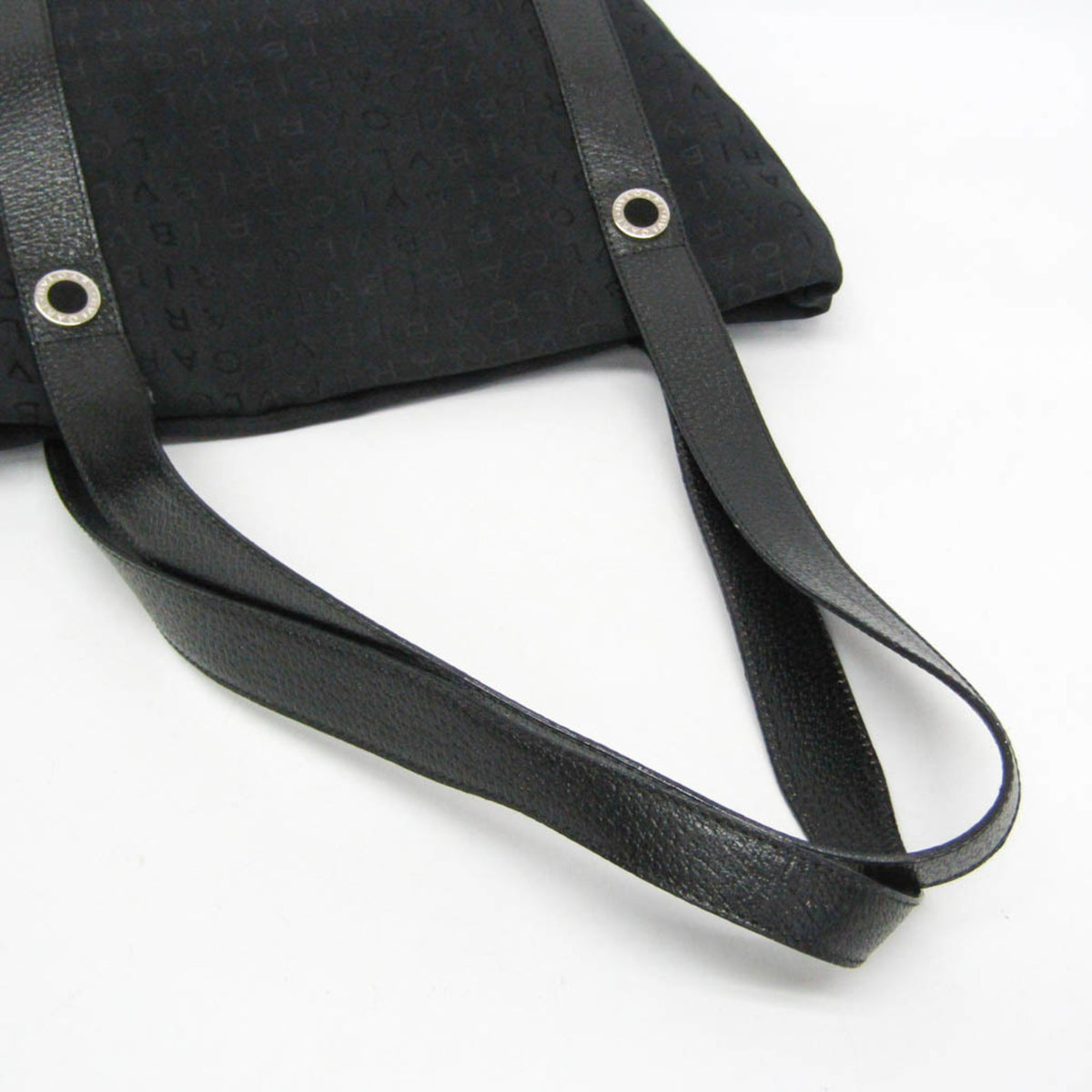 Bvlgari Logomania Canvas, Black, Canvas, Tote Bag