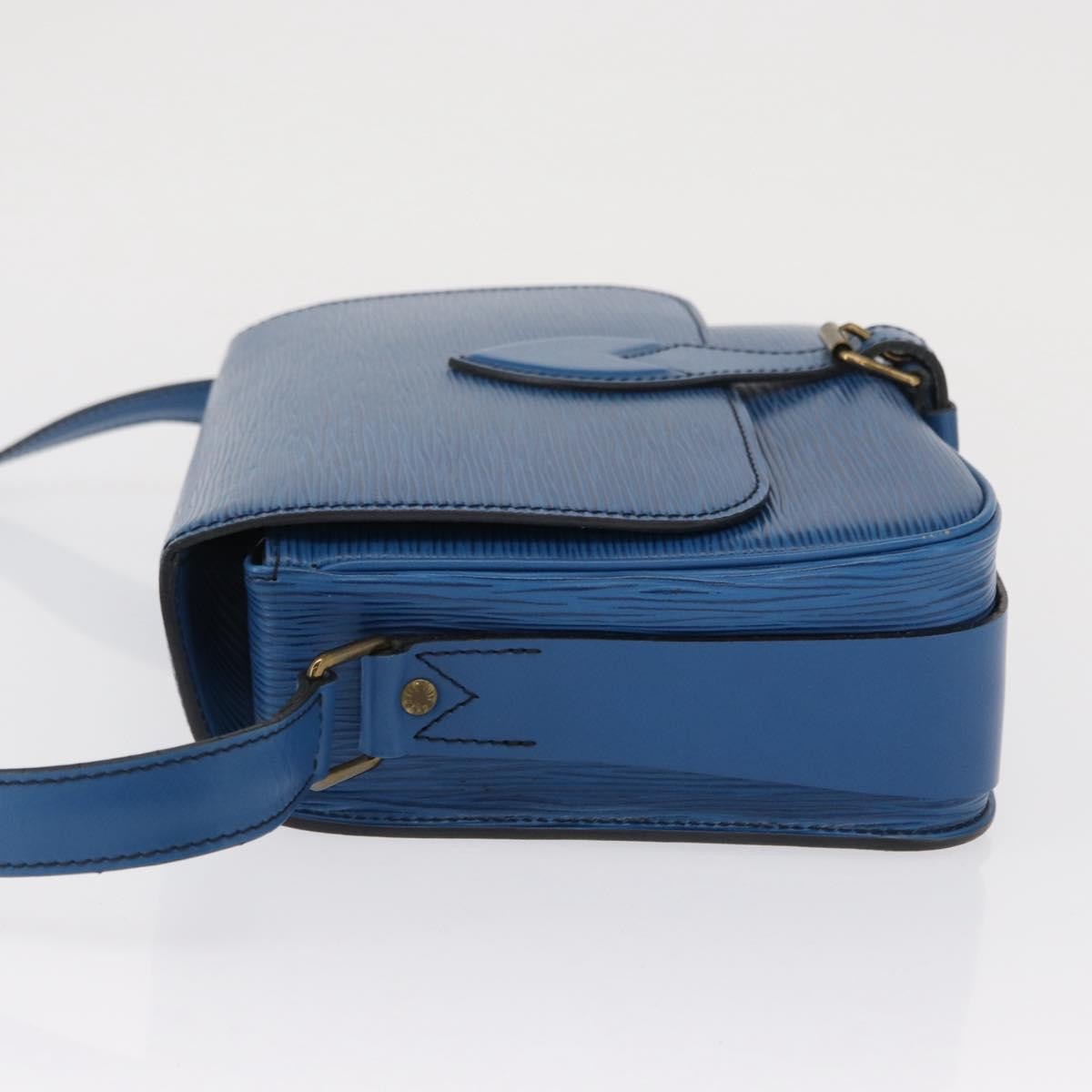 Louis Vuitton Cartouchiere Epi Leather, Blue, Leather, Shoulder Bag