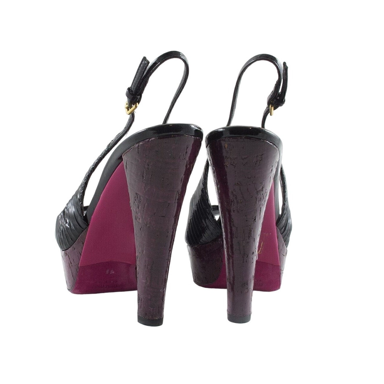 Γόβες Miu Miu Slingback 9 US Μαύρο