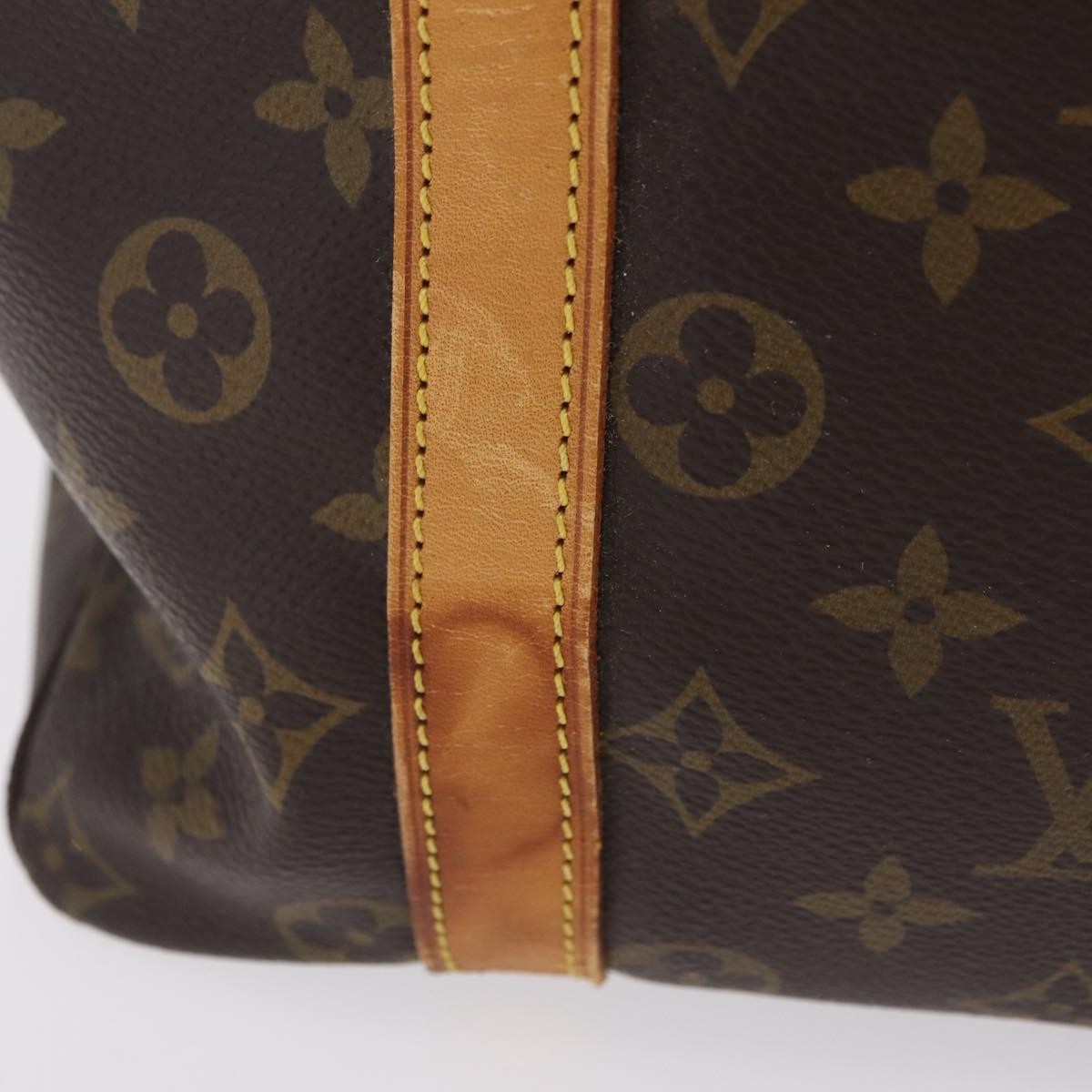 Louis Vuitton Shopping Sac Monogram Canvas, Brown, Canvas, Handbag