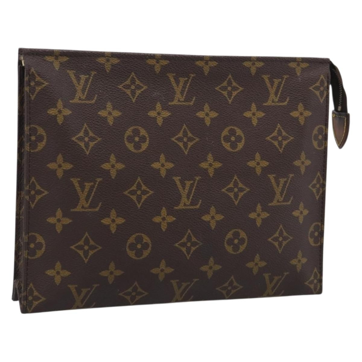 Louis Vuitton Toiletry Pouch Monogram Canvas, Brown, Canvas, Clutch