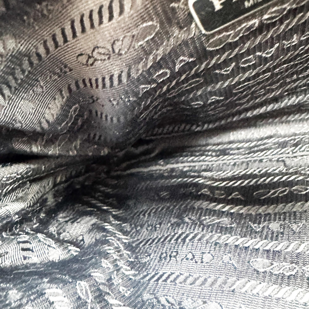 Prada Re-Edition Velvet, Black, Nylon, Shoulder Bag