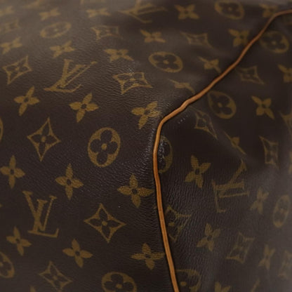 Louis Vuitton Keepall Bag Monogram Canvas, BROWN, CANVAS, Travel bag