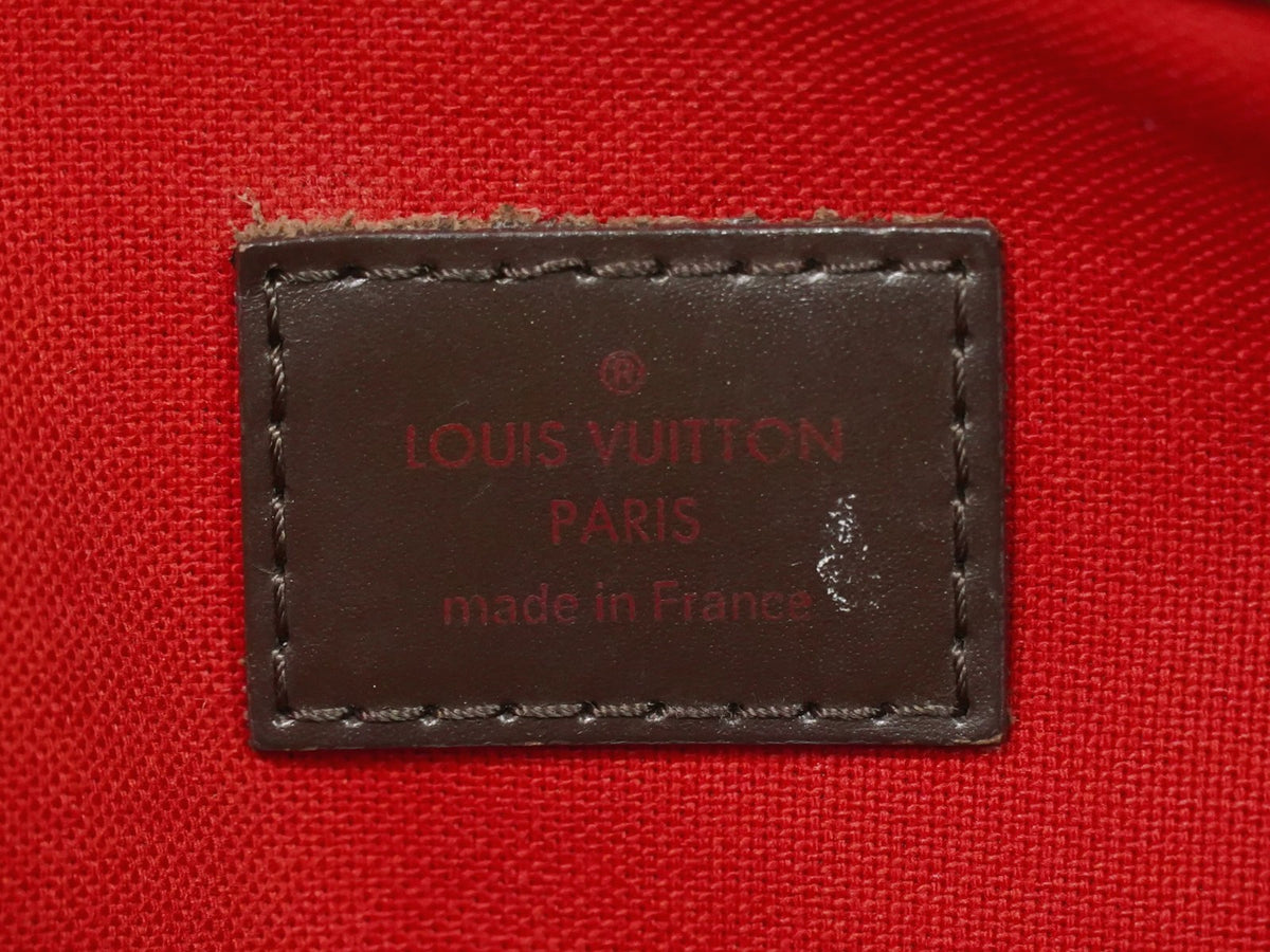 Louis Vuitton Bloomsbury Damier Ebene, Brown, Canvas, Shoulder Bag