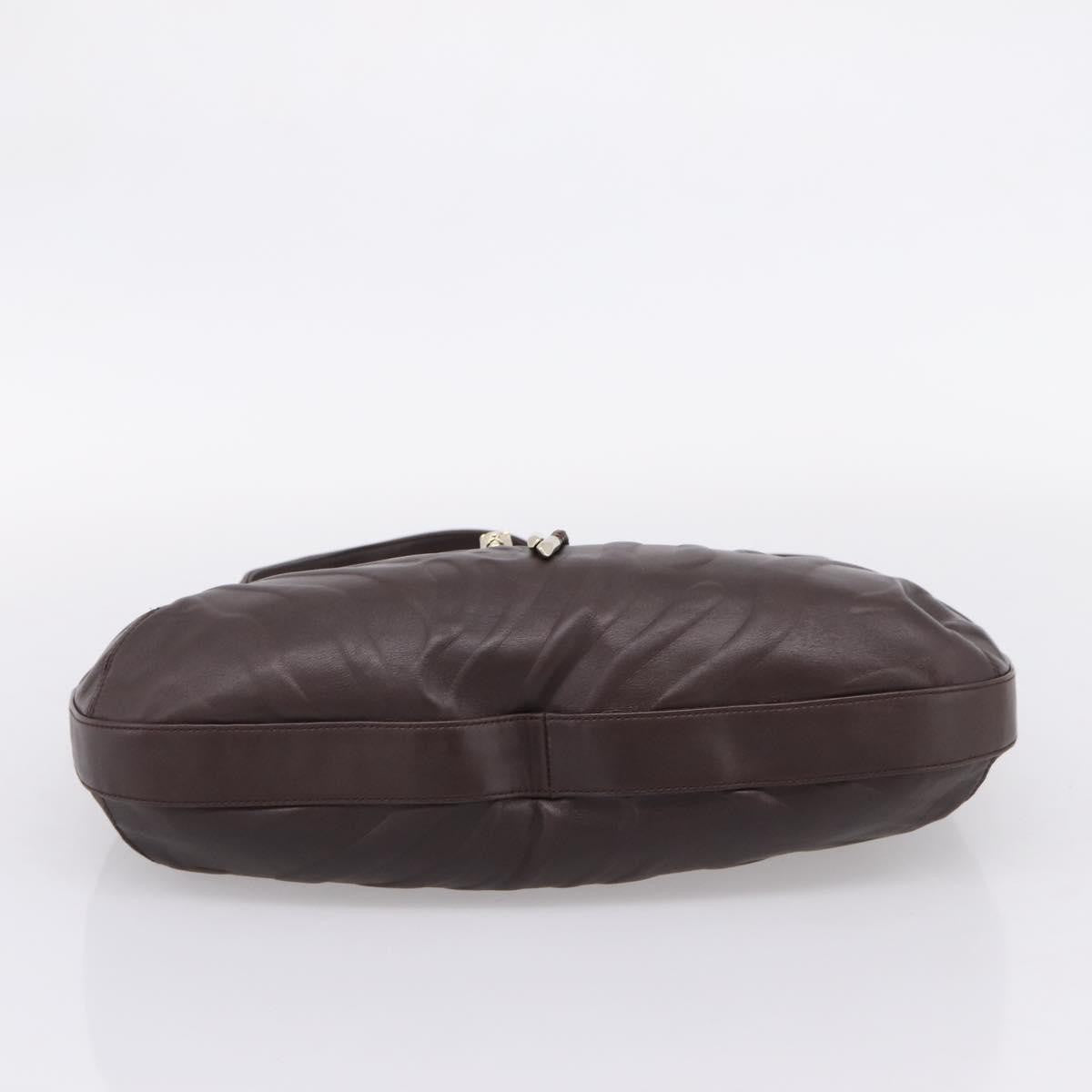 Cartier Panthère Shoulder Leather, Brown, Leather, Shoulder Bag