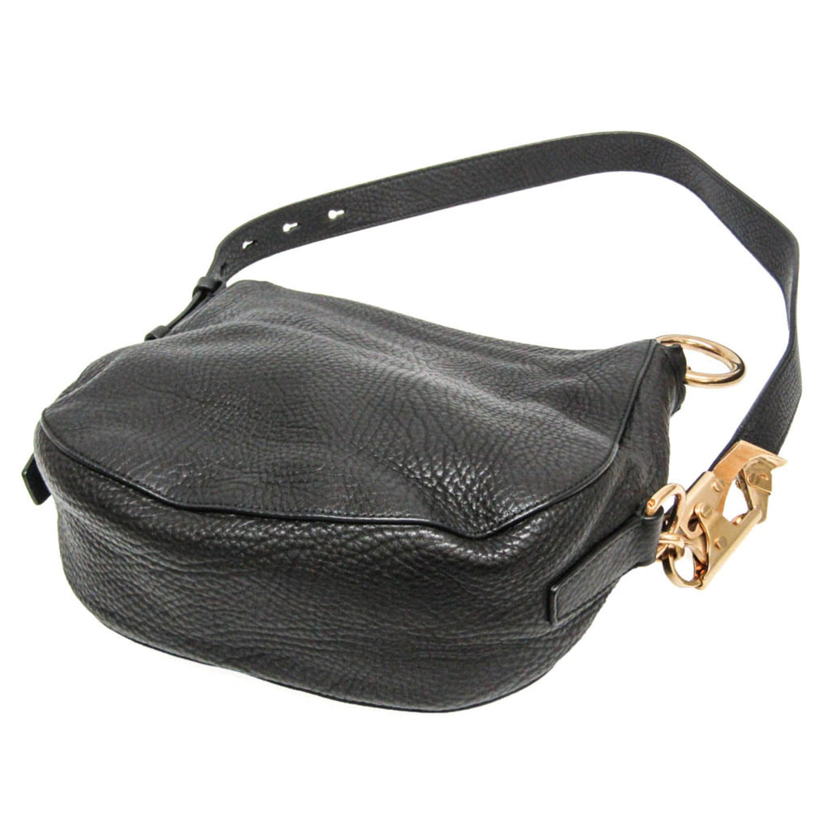 Burberry Zip Clutch Leather, Black, Leather, Clutch