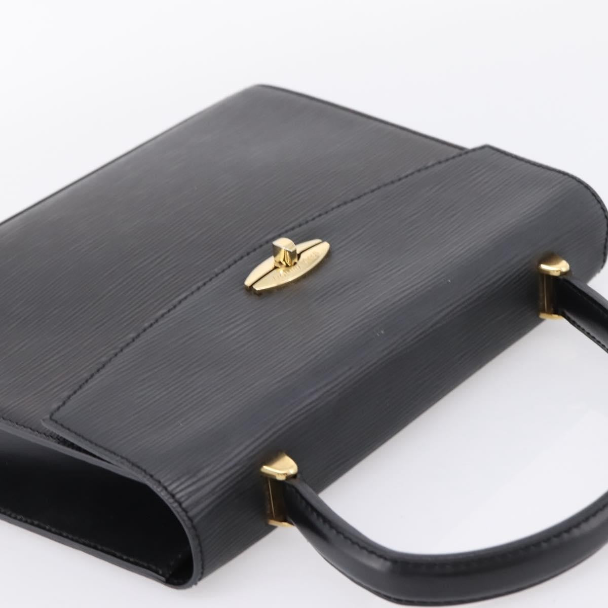 Louis Vuitton Malesherbes Epi Leather, Black, Leather, Handbag