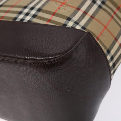 Burberry Nova Check Tote canvas check pattern, Beige, Canvas, Tote bag