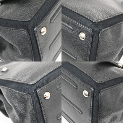 Saint Laurent Muse Two Leather, Black, Leather, Handbag