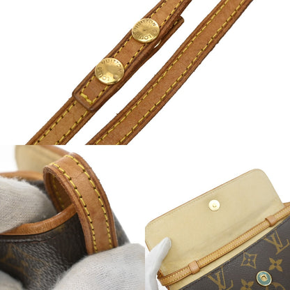 Louis Vuitton Twin Monogram Canvas, Brown, Canvas, Clutch