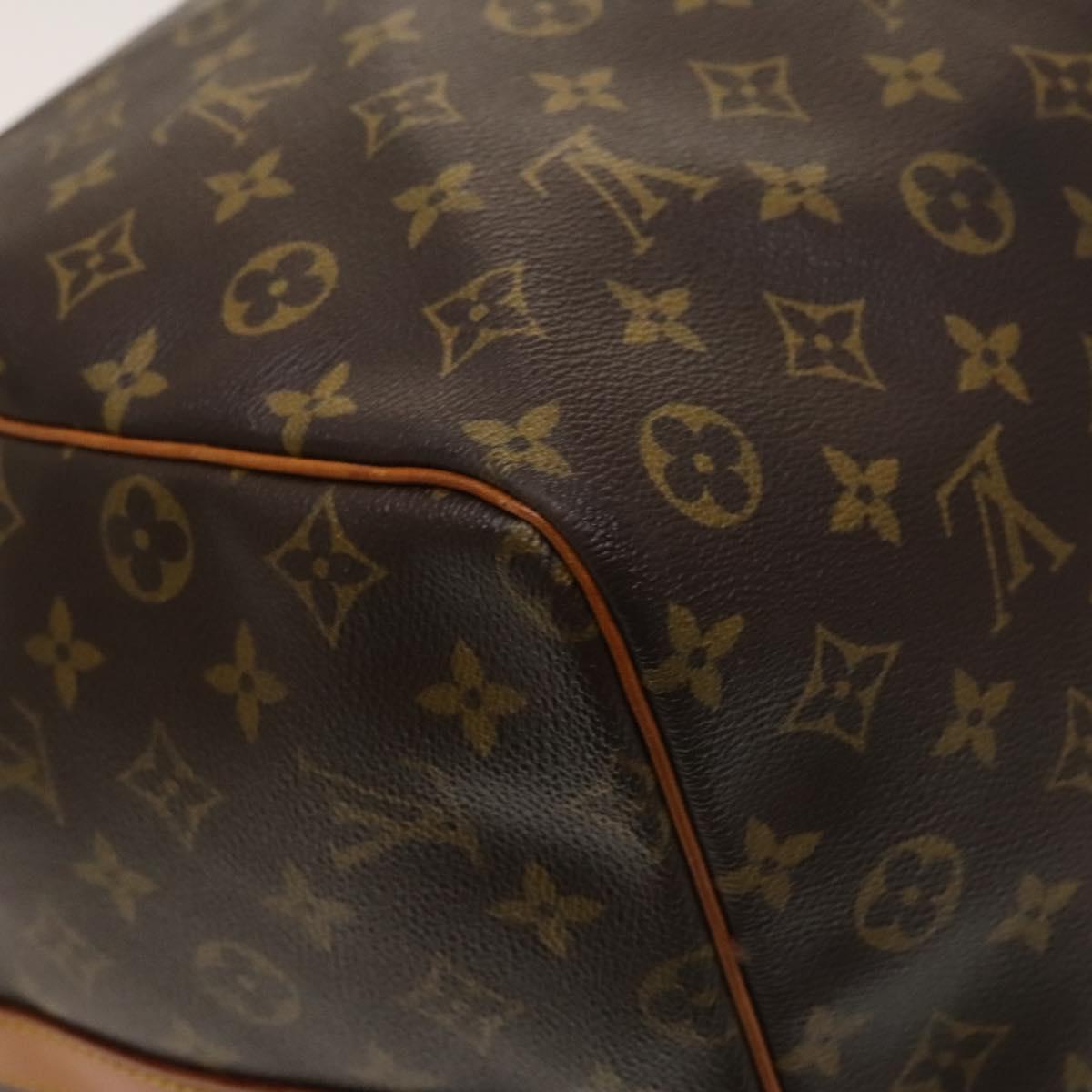 Louis Vuitton Keepall Bag Monogram Canvas, BROWN, CANVAS, Travel bag