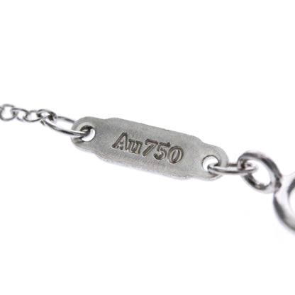 Tiffany & Co. T Smile Pendant 18K White Gold, Silver, White Gold, Necklace
