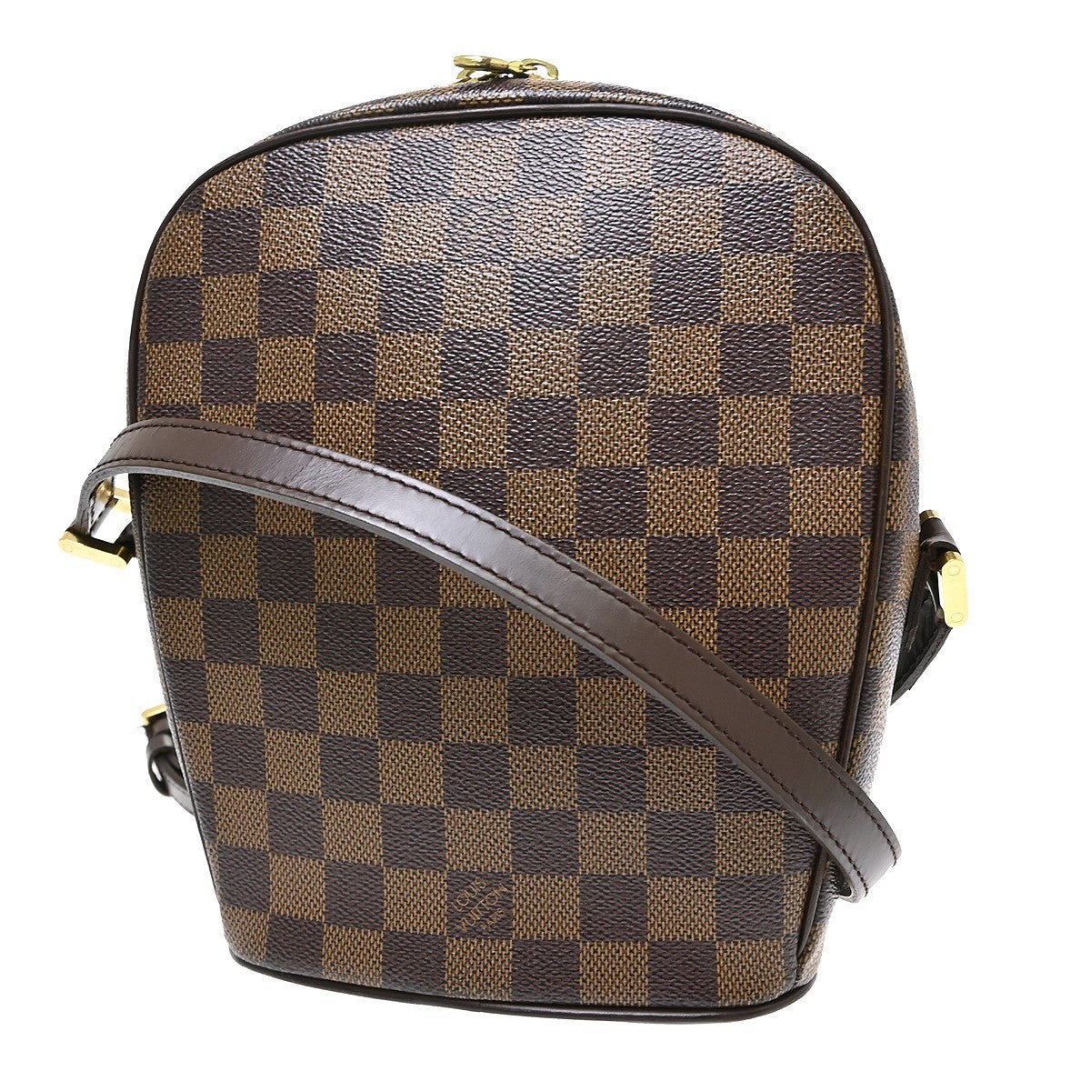 Louis Vuitton Ipanema Damier Ebene, Brown, Canvas, Shoulder Bag